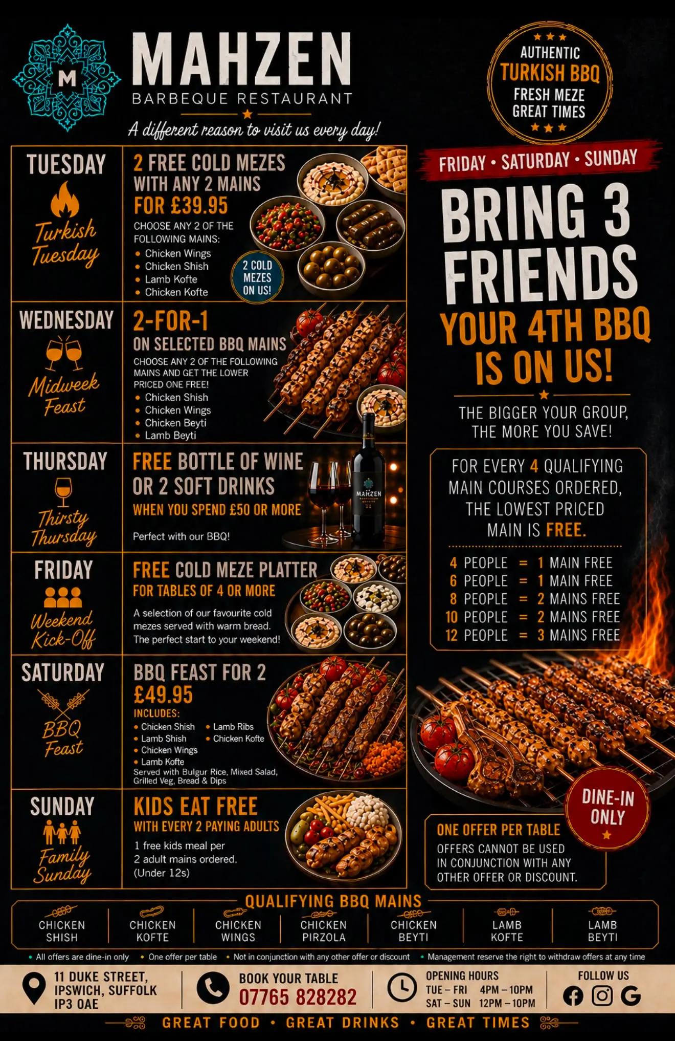 Mahzen Dining Offers 2026